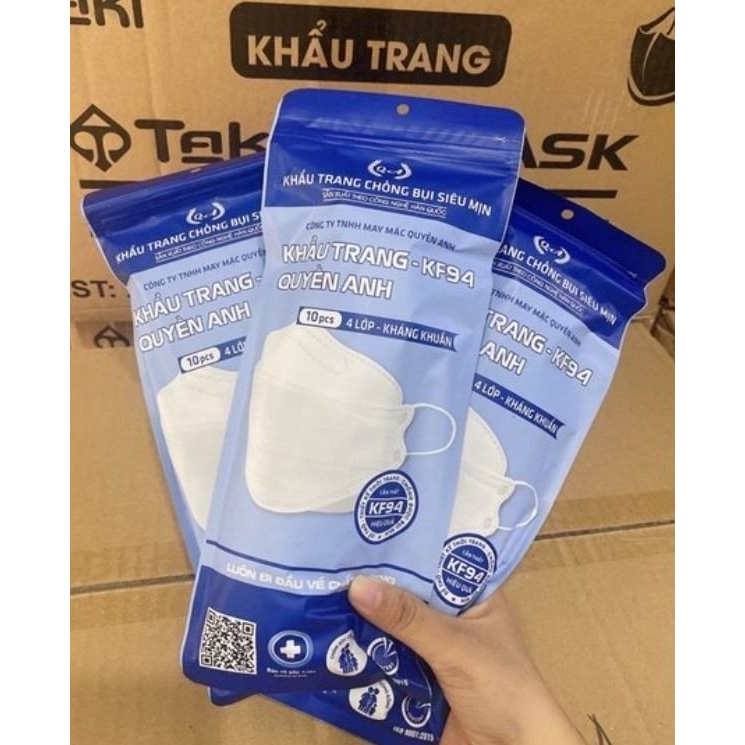 Khẩu trang KF94 Quyền Anh