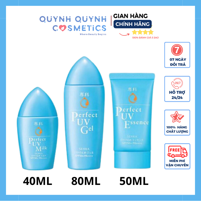 Kem chống nắng dạng sữa Senka Perfect UV Milk 40ml