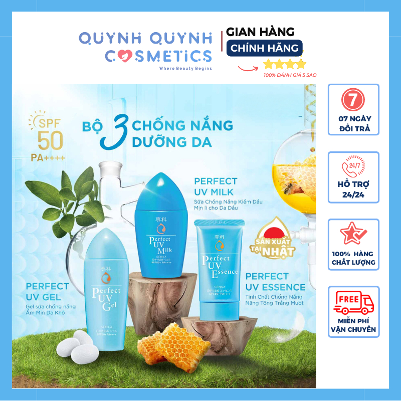 Kem chống nắng dạng sữa Senka Perfect UV Milk 40ml