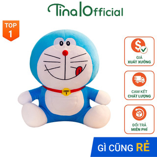Gấu bông doremon thú nhồi bông hình đô rê mon dễ thương siêu êm tina official