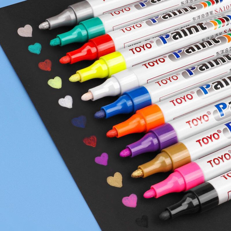 Bút Sơn Toyo Paint Marker - Bút Repaint - Bút Vẽ Giày, Lốp Xe