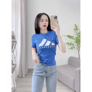 Áo thun cổ tròn tay ngắn