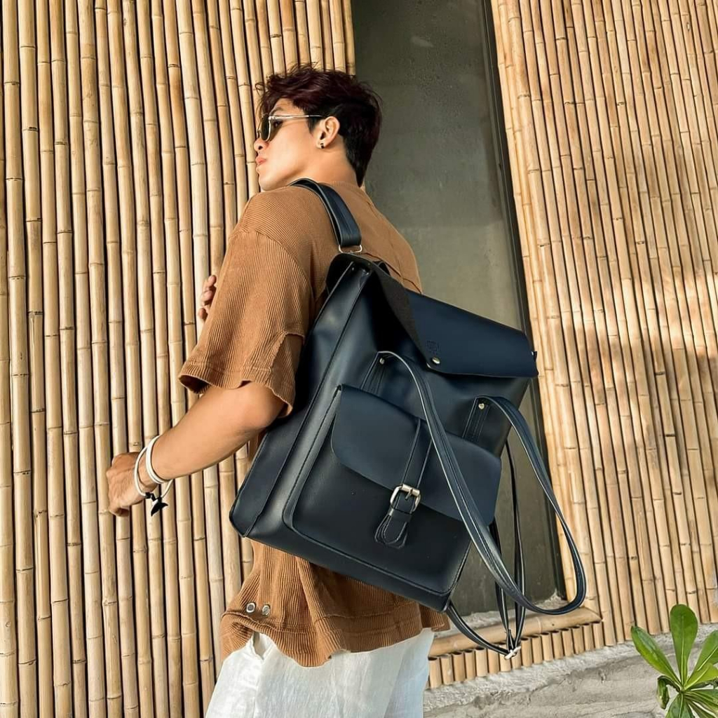 Túi Xách Nam Kiêm Balo Basic Handy DON ITALO Phong Cách Thời Trang Thiết Kế Trẻ Trung Dễ Phối Đồ