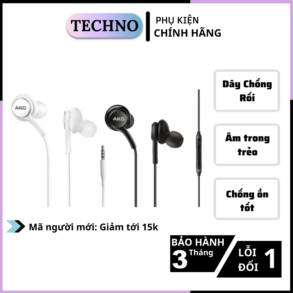 Tai nghe Samsung AKG Jack 3.5 cho Galaxy S, Note và các dòng máy Jack 3.5