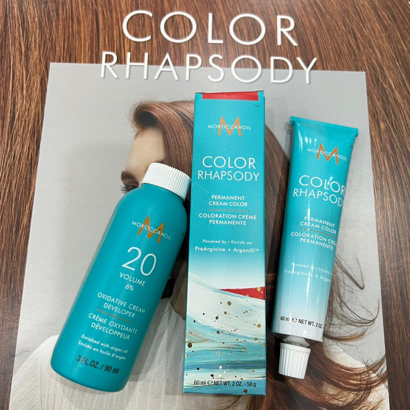 Combo kem nhuộm cao cấp dùng tại nhà Moroccanoil Permanent Cream Color 60ml/90ml