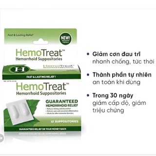 Viên đặt trĩ HemoTreat H