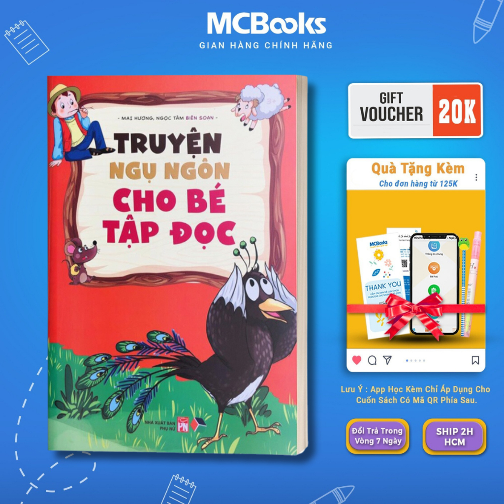 Sách - Truyện Ngụ Ngôn Cho Bé Tập Đọc Mcbooks