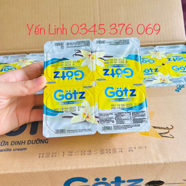 🔥Lốc 4 hộp Váng Sữa Gotz 🔥(date T2/2024)