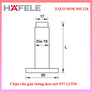 Chặn cửa gắn tường 937.13.530