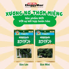 Xương Nơ Da Bò Xanh Thơm Miệng DoggyMan Snack Cho Chó và Que gặm da bò thơm miệng cho chó Doggyman