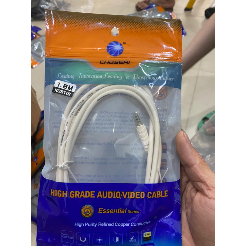 Dây av 2 đầu 3.5mm  dài 1.8m Choseal