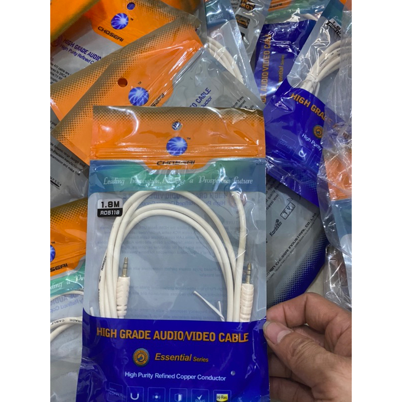 Dây av 2 đầu 3.5mm  dài 1.8m Choseal