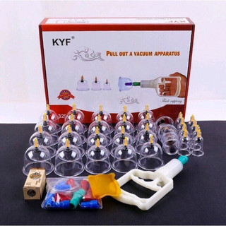 Bộ giác hơi chân không 32 ly, bộ giác hơi không lửa 32 cốc giác
