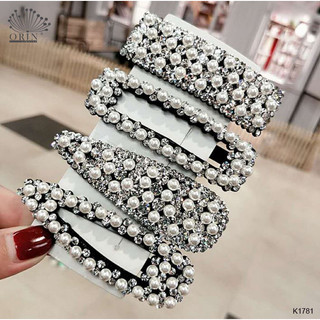 Kẹp mái, kẹp tóc đính đá cao cấp Orin K1781