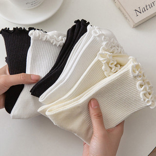 Vớ Phối Ren Đính Nơ Phong Cách lolita Nhật Bản Dễ Thương Cho Nữ，Jk, trẻ trung năng động