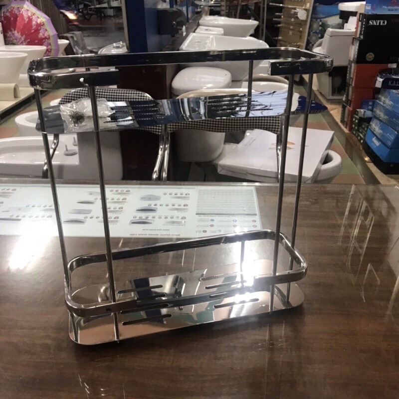 Kệ góc, kệ 2 tầng chữ nhật, kệ gắn tường nhà tắm cao cấp, tiện lợi BẢO HÀNH 3 NĂM | BigBuy360 - bigbuy360.vn