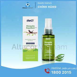 Xịt Chống Muỗi TheCi 50ml đuổi muỗi, ngăn côn trùng - An toàn, lành tính cho bé & phụ nữ có thai