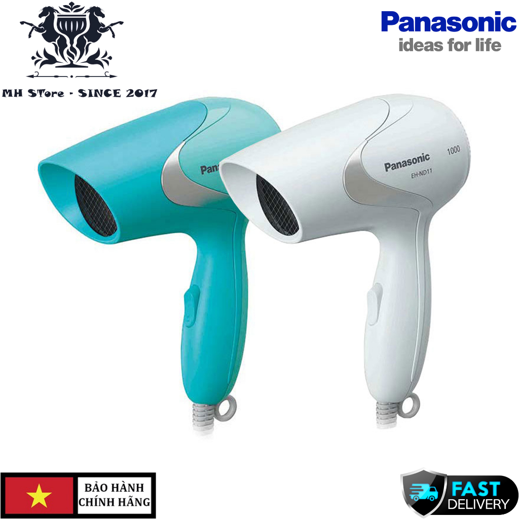Máy sấy tóc du lịch Panasonic EH-ND11 White & Blue 1000W