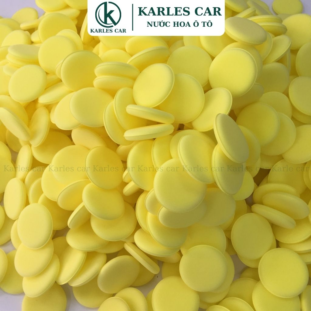 Mút Xốp Bọt Biển Đánh Bóng Xe Chuyên Dụng Hình Tròn Đường Kính 10cm