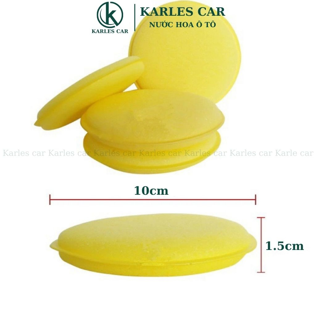 Mút Xốp Bọt Biển Đánh Bóng Xe Chuyên Dụng Hình Tròn Đường Kính 10cm