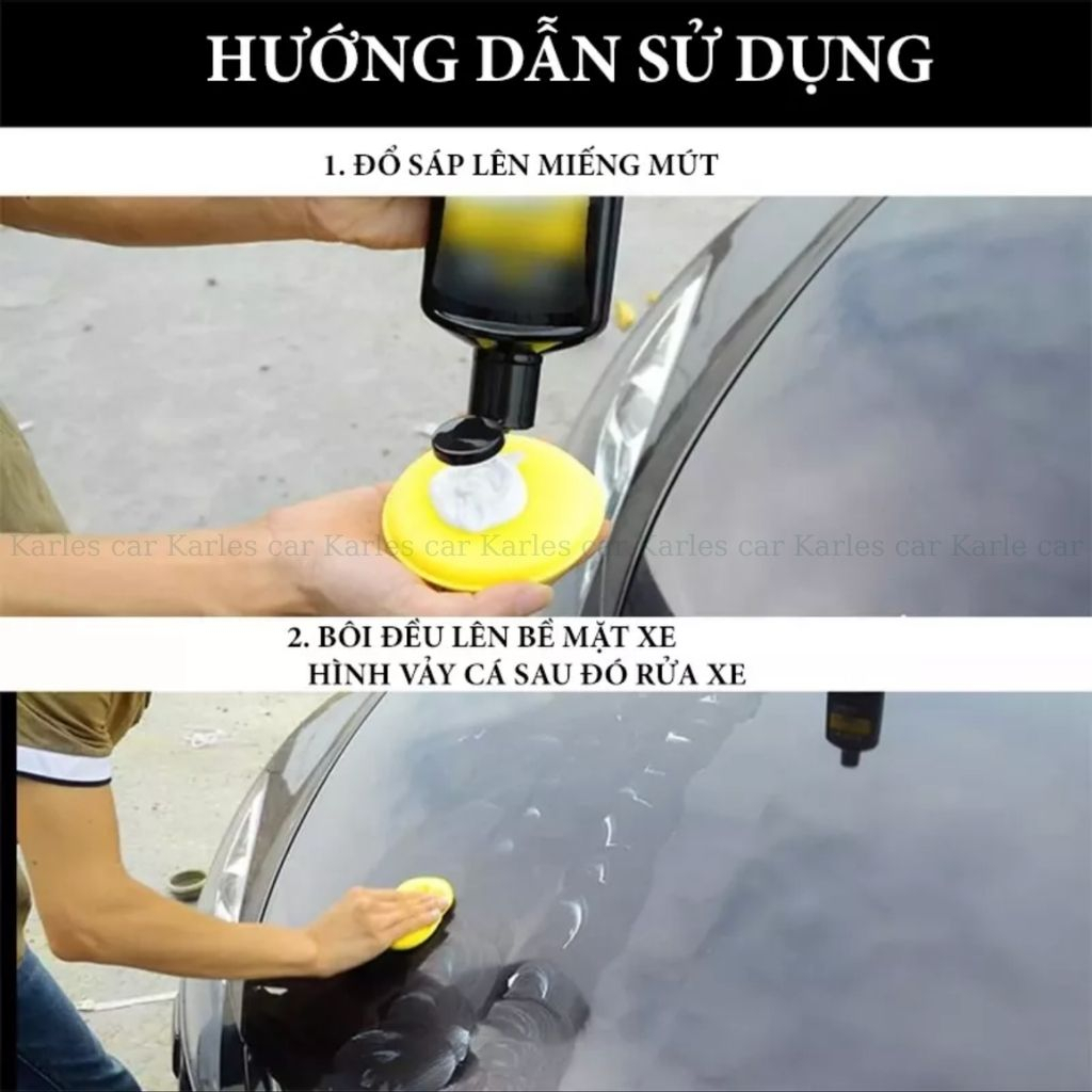 Mút Xốp Bọt Biển Đánh Bóng Xe Chuyên Dụng Hình Tròn Đường Kính 10cm