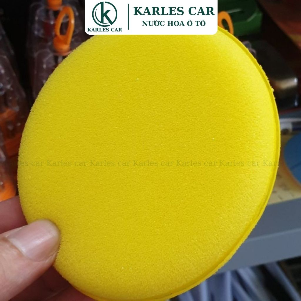 Mút Xốp Bọt Biển Đánh Bóng Xe Chuyên Dụng Hình Tròn Đường Kính 10cm