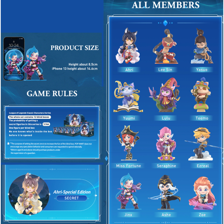 Hộp Blindbox LOL - Liên Minh Huyền Thoại