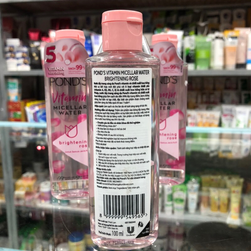 Nước tẩy trang POND'S Vitamin Micellar Water 100ml