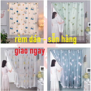 Rèm Cửa Sổ Phòng Ngủ Dán Tường không cần khoan tường, màn cửa sổ chống nắng 80% treo phòng ngủ.