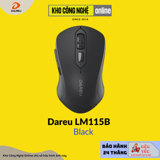 Chuột không dây DAREU LM115B (Dual Mode: Bluetooth + 2.4G – Silent SW)