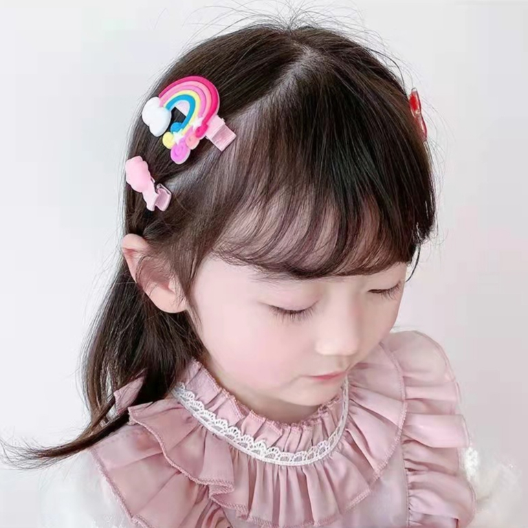 Set 14 Kẹp Tóc Trẻ Em Cute, Đáng Yêu Cho Bé Gái Nhiều Hình, Nhiều Màu