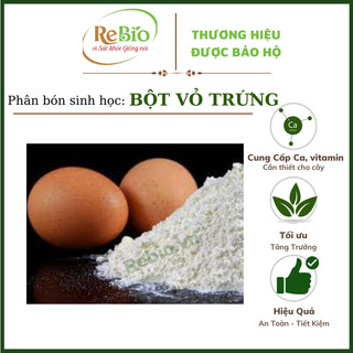 Bột vỏ trứng gà nhập khẩu Nhật bản bổ sung canxi và khoáng chất cần thiết cho cây hoa, cây cảnh, rau hữu cơ