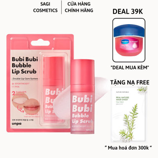 Tẩy tế bào chết môi sủi bọt Bubi Bubi Lip