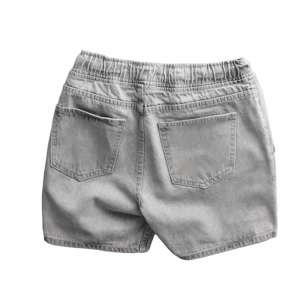 FREESHIP-Quần short Jean trên gối chất vải Denim co giản thoải mái đứng form MP MEN 002