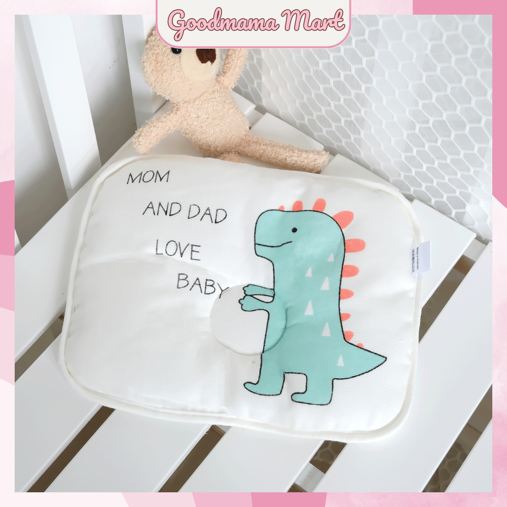 Gối Xô Sơ Sinh Cho Bé Goodmama Thấm Hút Mồ Hôi - Thoáng Khí - Kháng Khuẩn