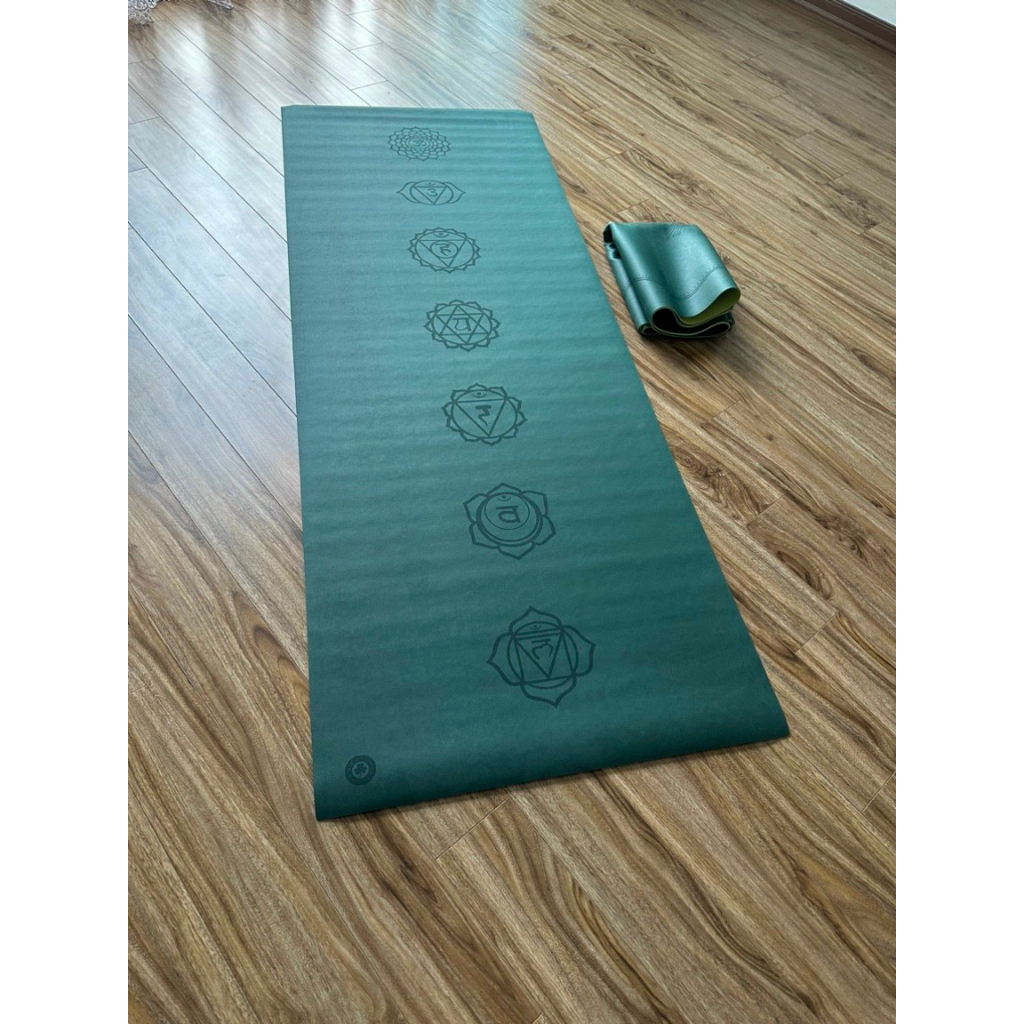 Thảm yoga cao su du lịch 2mm mặt nhám chống trơn tuyệt đối Clover Kèm túi