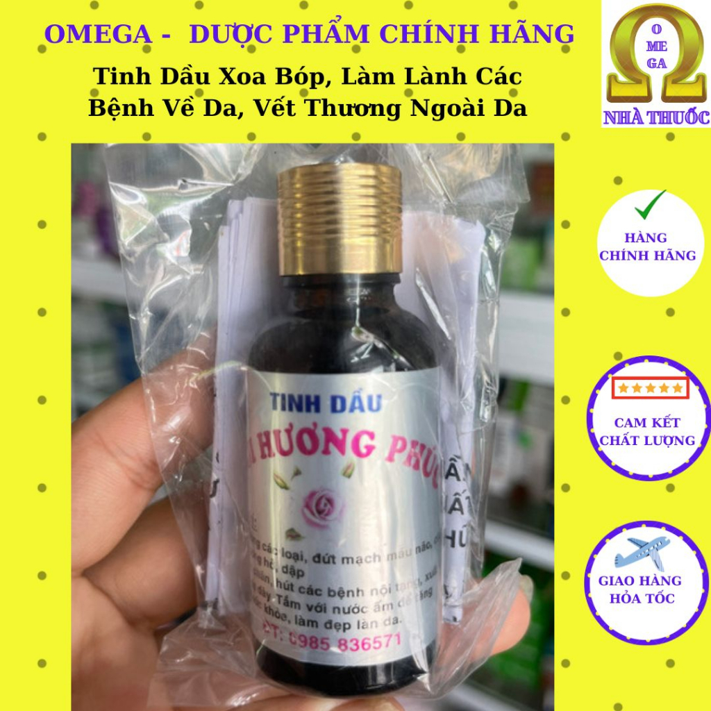Tinh Dầu Hương Phúc Bùi Chu - Chiết Xuất Từ Các Thảo Dược Quý Hiếm Tác Dụng Nhanh Và Hiệu Quả