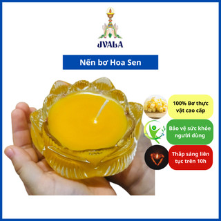 Đèn bơ cúng Phật JVALA - Lotus (nến bơ hoa sen)