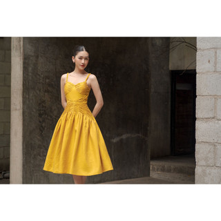 OLV - Đầm Shiny Ruched Dress