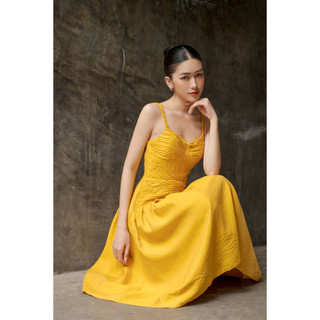 OLV - Đầm Shiny Ruched Dress