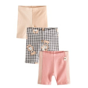 M79187 set 3 quần leggings con gấu cho bé gái