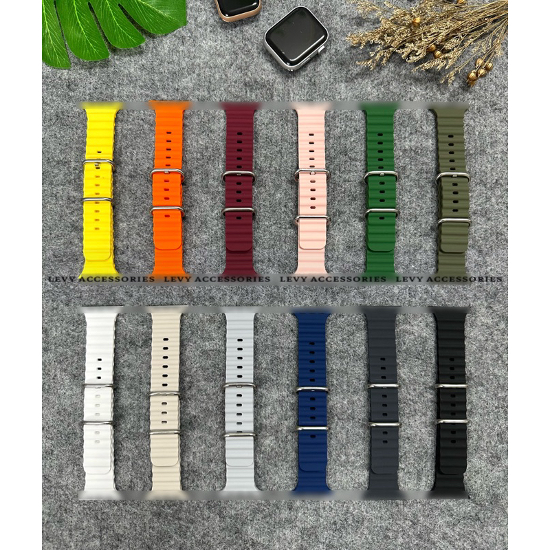 Dây đeo Ocean Band dành cho đồng hồ thông minh Aw Series 9 8 7 6 5 4 3 2 1 SE Ultra [Full Size]
