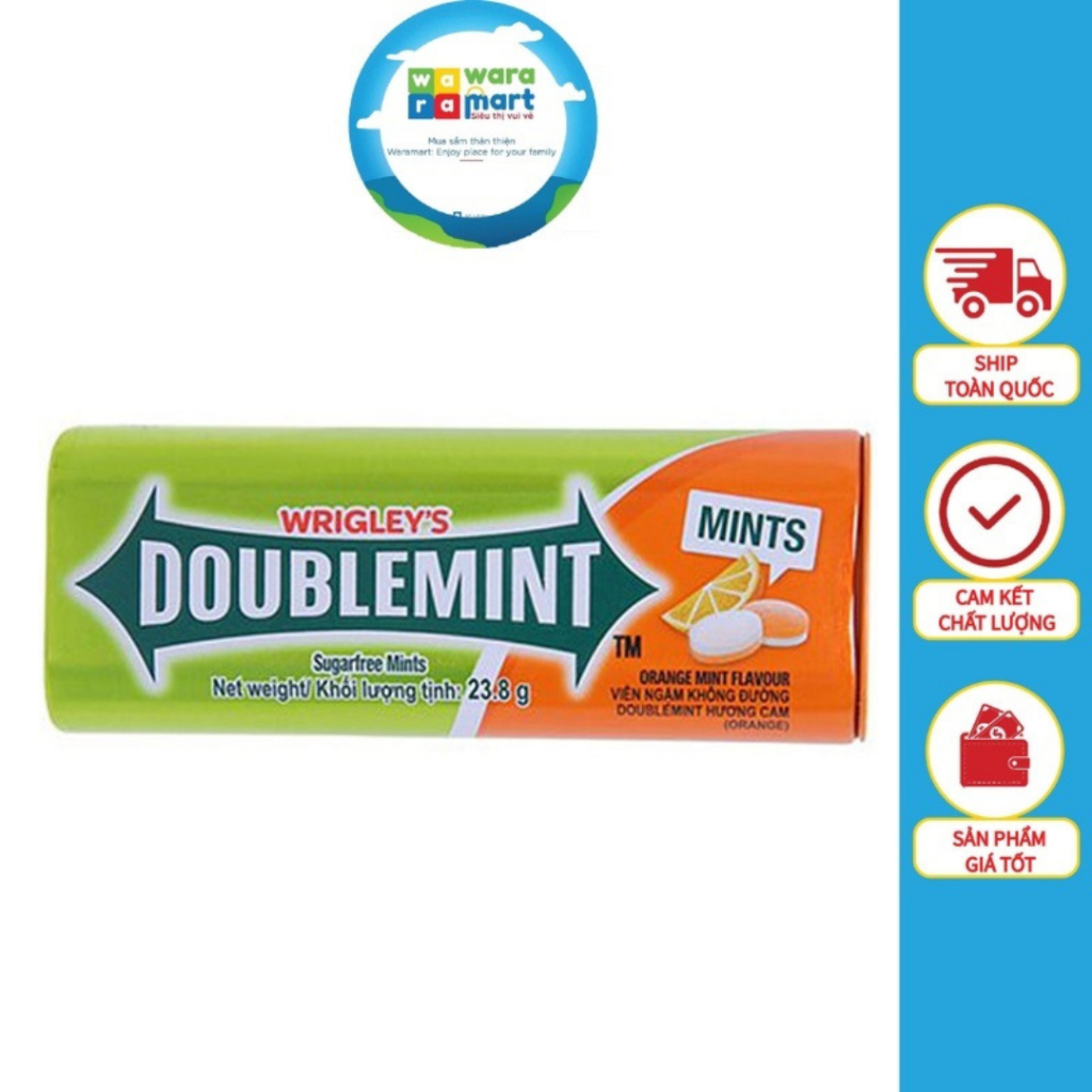 Kẹo Cao Su Doublemint Thanh/ Kẹo Ngậm Bạc Hà