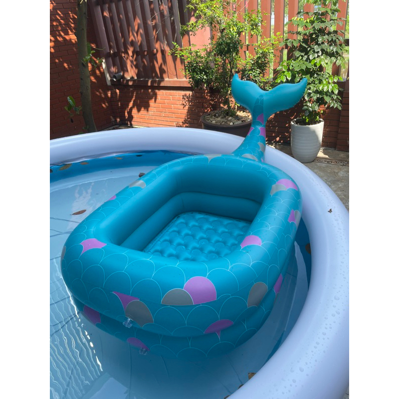 BỂ BƠI TIÊN CÁ ĐÁNG YÊU Loại PVC cao cấp an toàn cho trẻ nhỏ