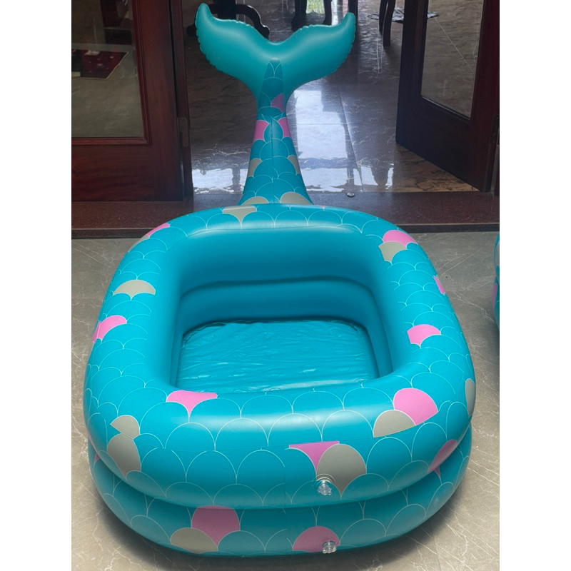 BỂ BƠI TIÊN CÁ ĐÁNG YÊU Loại PVC cao cấp an toàn cho trẻ nhỏ