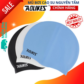 Mũ bơi, nón bơi người lớn aolikes al5010 - hàng chính hãng