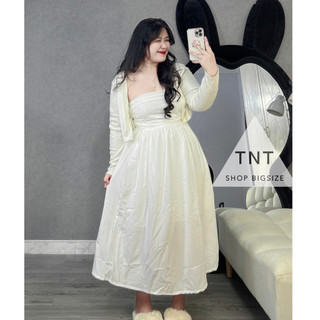 ĐẦM C-U-P NGỰC DÁNG DÀI  [TNT SHOP BIGSIZE 60KG 90KG]