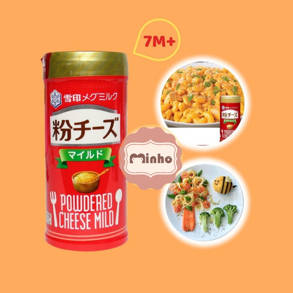 Bột phô mai rắc Meg 50g Nhật Bản Thơm Ngon Cho Bé 7m+ kích thích vị giác của bé Dollar Minho