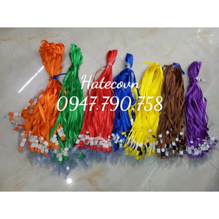Xưởng sản xuất dây đeo thẻ nhân viên, học sinh nhiều màu, dây đeo thẻ lụa móc nhựa - dây đeo thẻ nhân viên - dây lụa