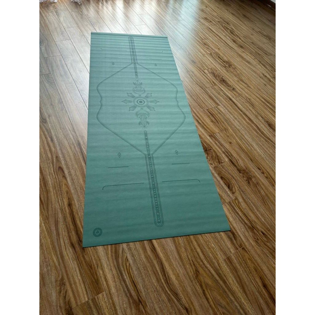 Thảm yoga cao su du lịch 2mm mặt nhám chống trơn tuyệt đối Clover Kèm túi